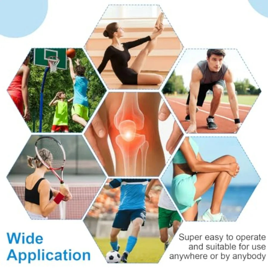 Black Elastic Ankle Compression Bandage 4PCS.
