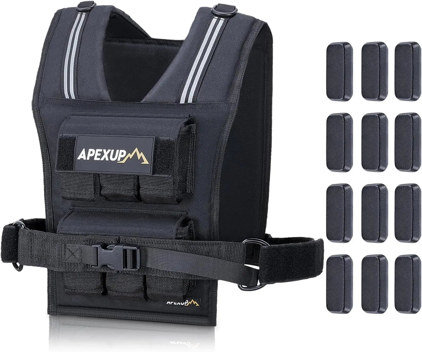 Adjustable Weighted Vest.20lbs/30lbs/40lbs Weights.