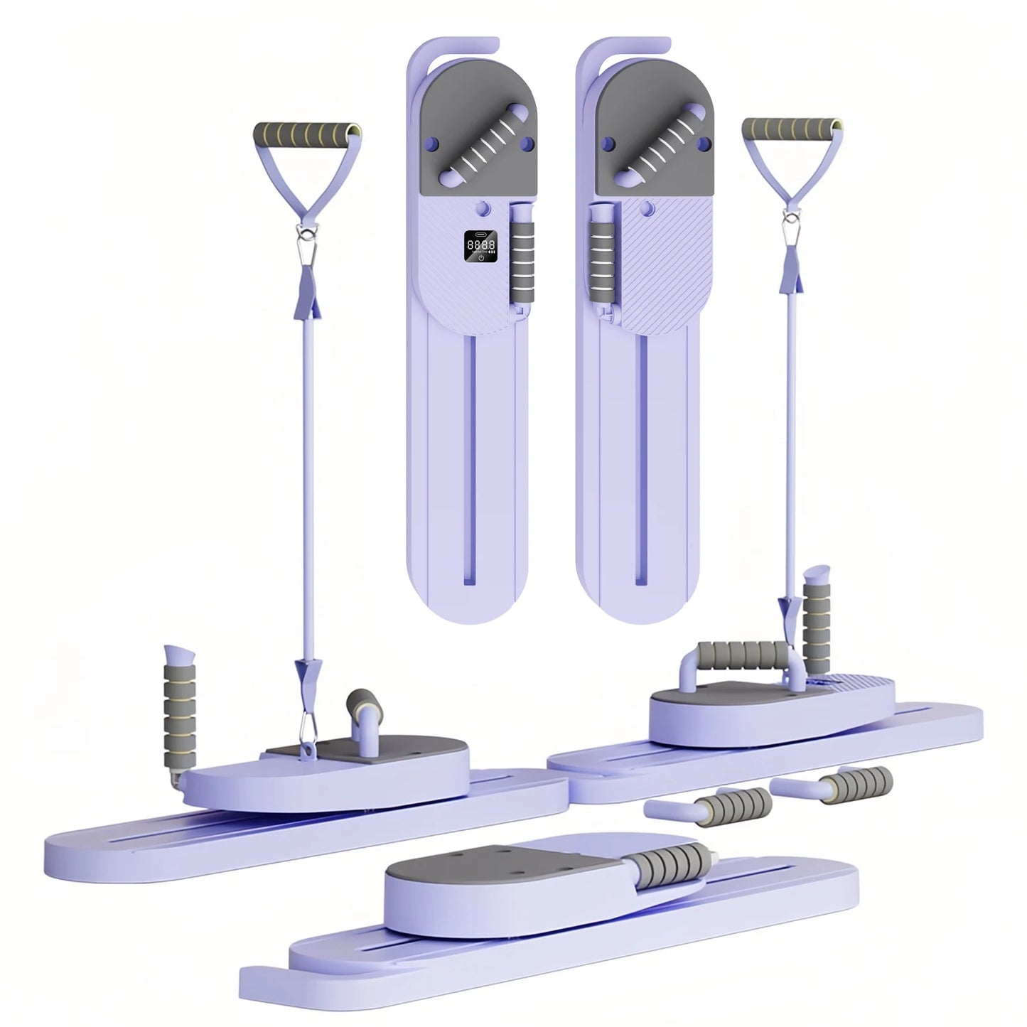 Pilates Split Resistance Gym Equipment with Resistance Bands.