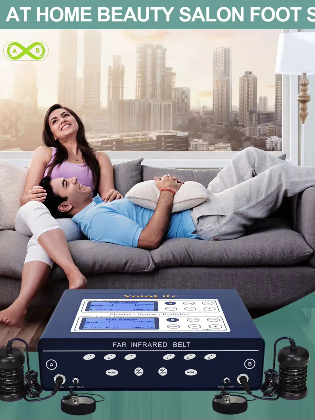 Professional Ionic Ion Detox System Foot Bath.