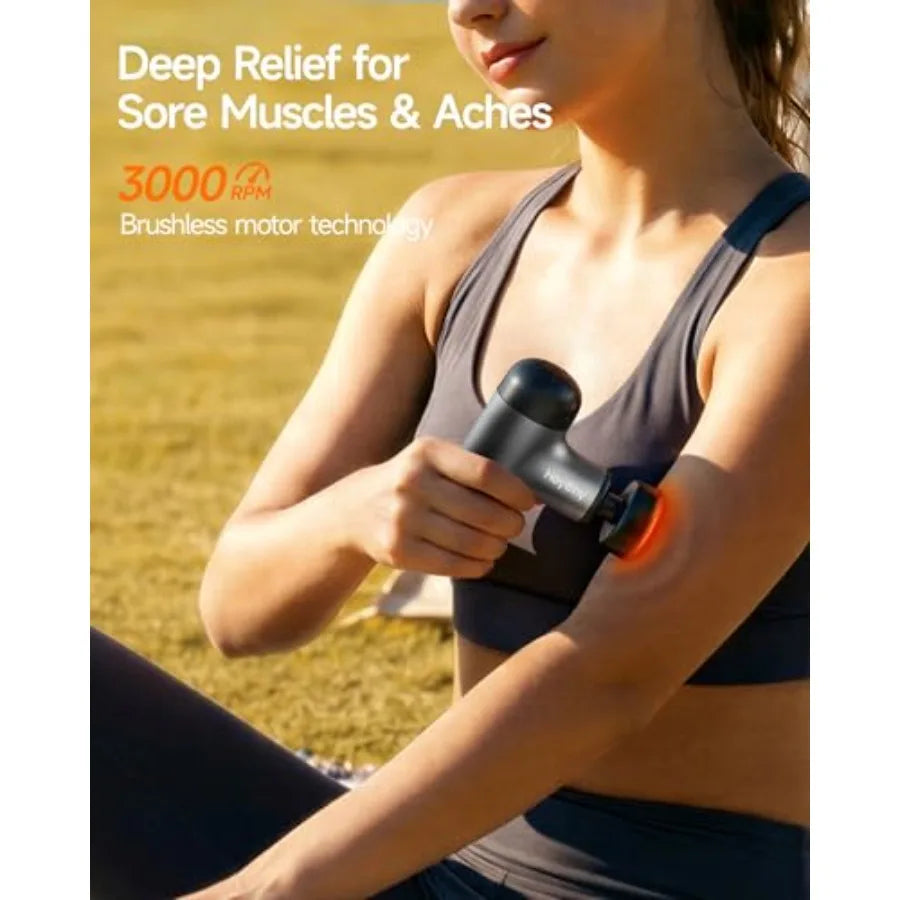 Mini Massage Gun with Heat.