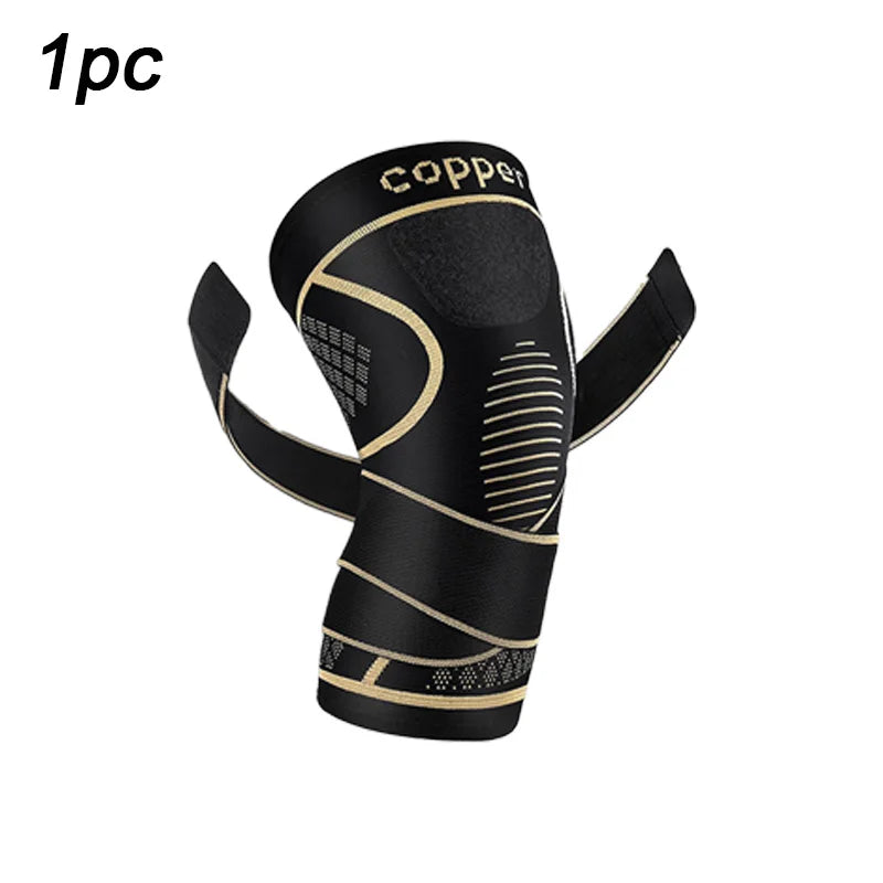 Copper Fiber Knee Brace.