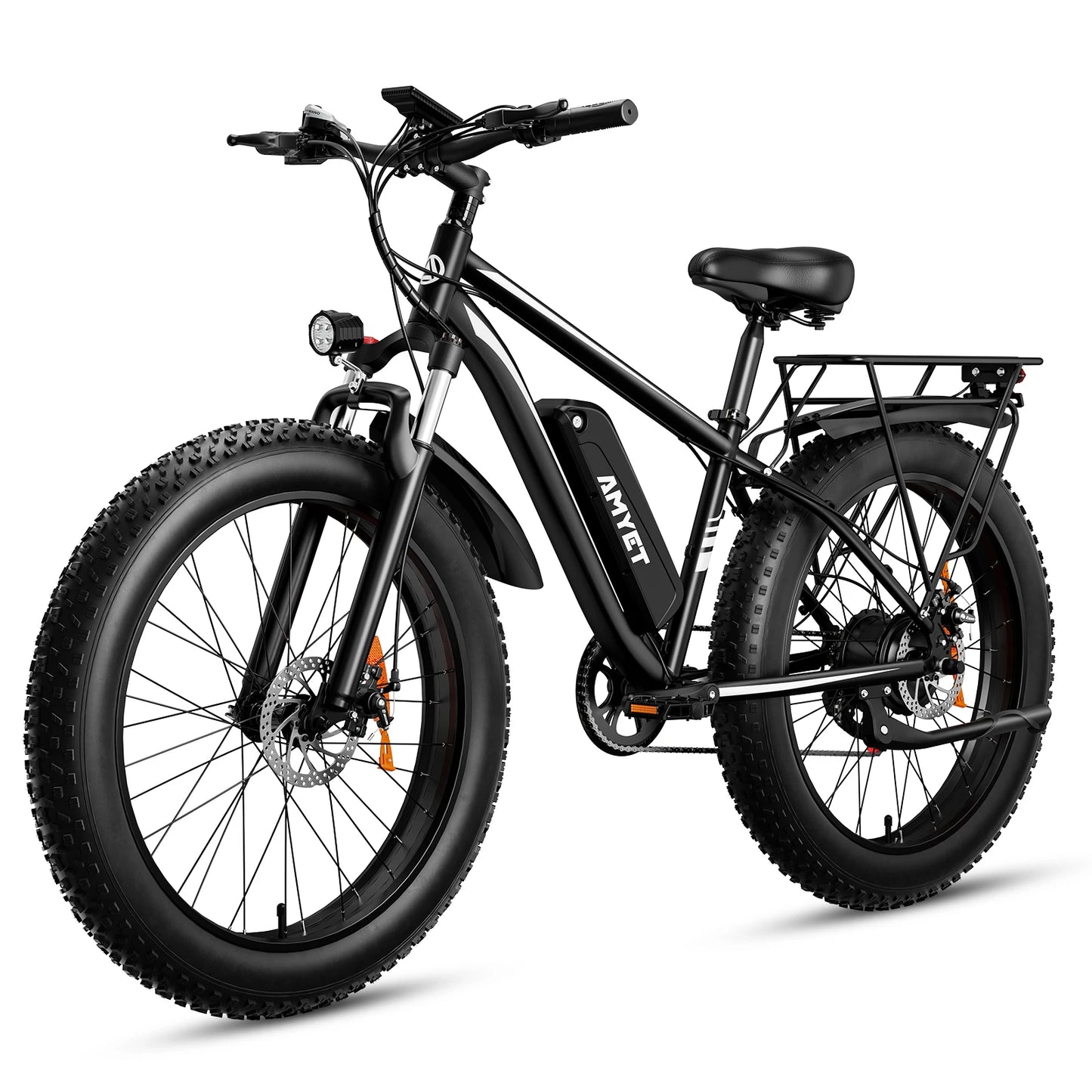 Electric Bicycle Peak 1500W 48V 15AH e bike 26" Fat Tire Mountain Bike.