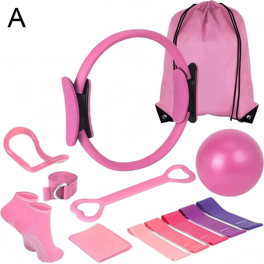 Pilates Ring Set 13 Pcs - Home Gym Equipment for Strength Training.