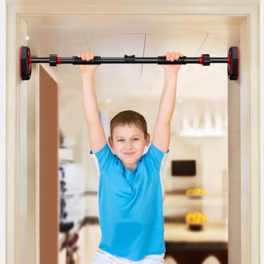 Adjustable Pull Up Bar Doorway Strength Training Bar.