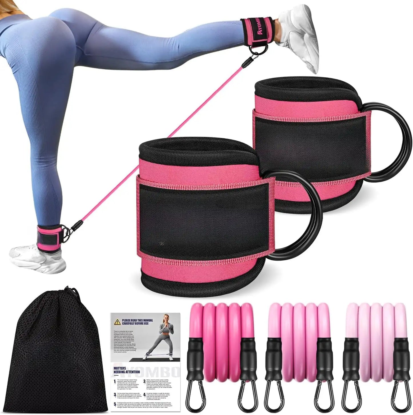 3pcs Ankle Resistance Bands.