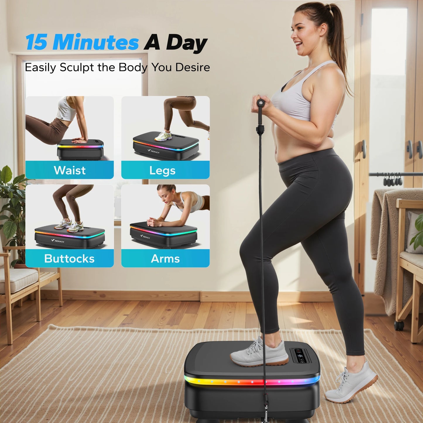 Vibration Plate Exercise Machine.