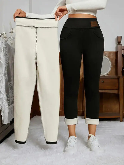 High-Waisted Shaping Fleece-Lined Leggings.