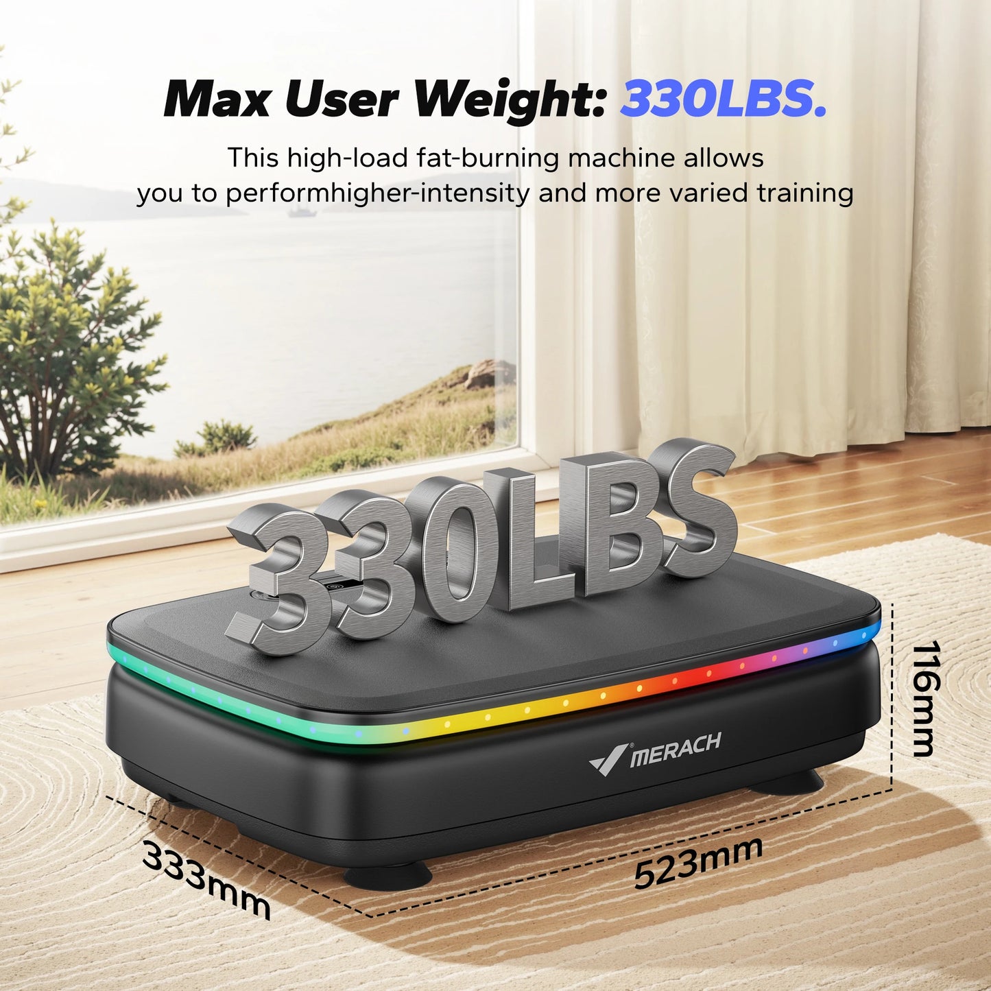 Vibration Plate Exercise Machine.