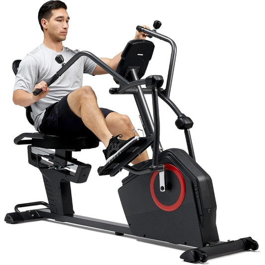 Recumbent Cross Trainer & Elliptical Machine.