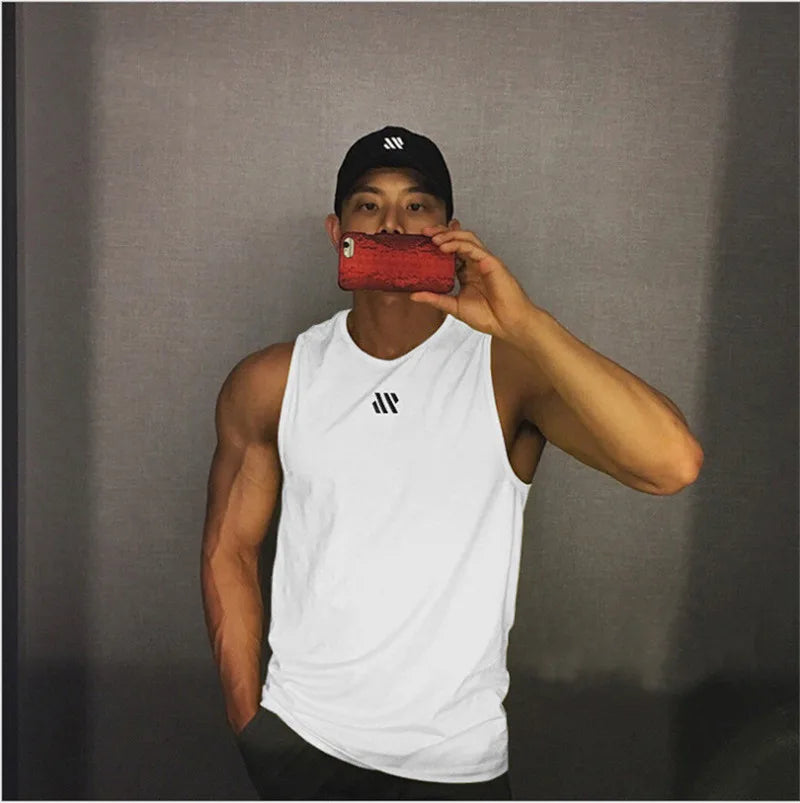 Bodybuilding Tank Top Gym Workout Fitness.
