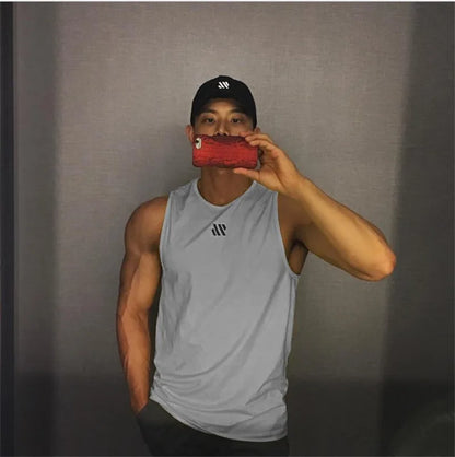 Bodybuilding Tank Top Gym Workout Fitness.