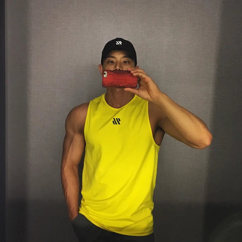 Bodybuilding Tank Top Gym Workout Fitness.