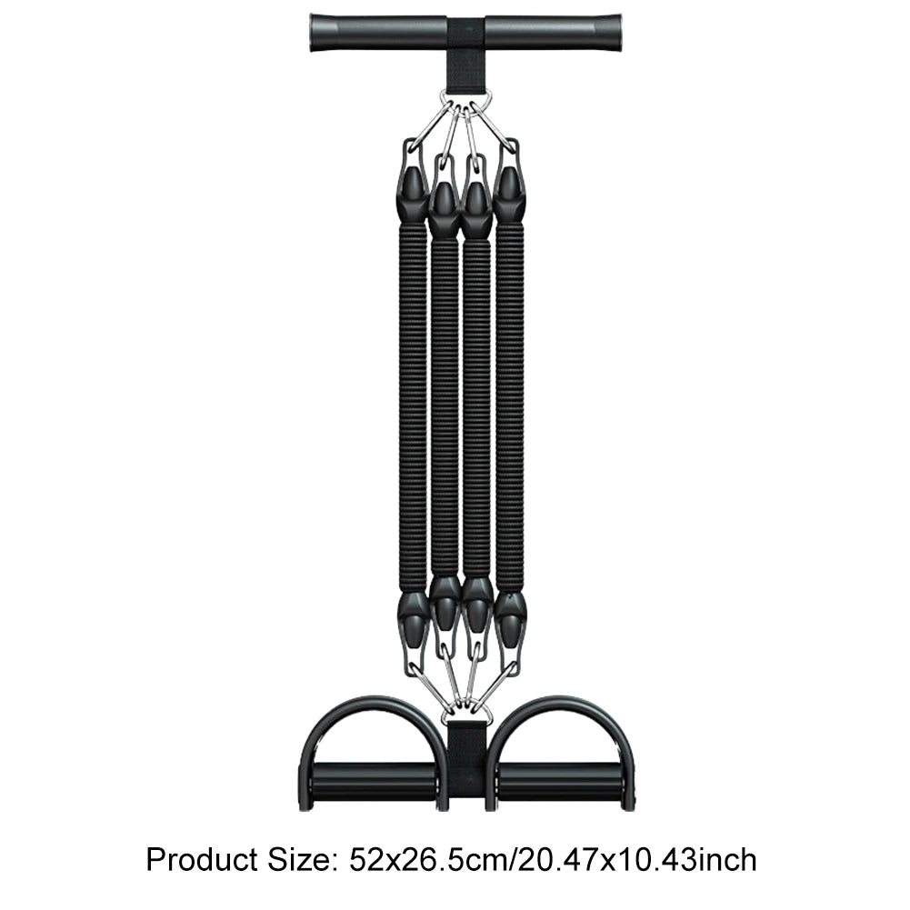 Multifunction Tension Rope Pedal with Handles Sit Up Leg Stretch.