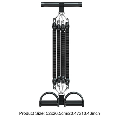 Multifunction Tension Rope Pedal with Handles Sit Up Leg Stretch.