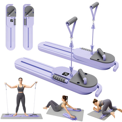 Pilates Split Resistance Gym Equipment with Resistance Bands.
