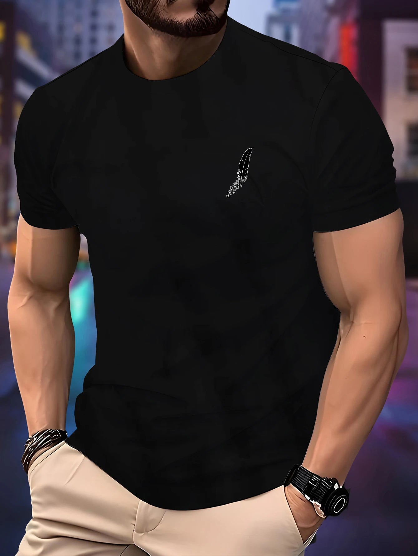 New Round Neck Running T-shirt.