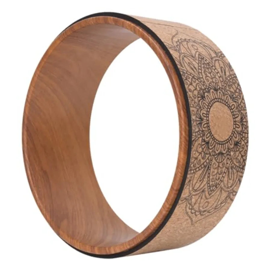 High Density Rubber Yoga Wheel.