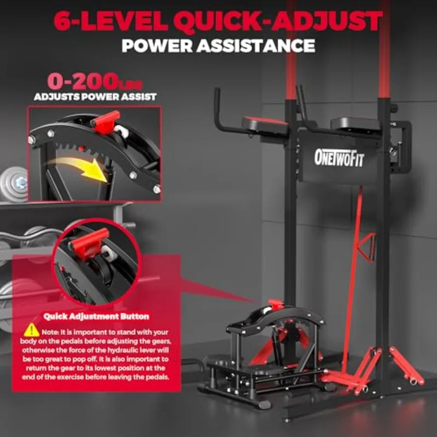 Pull Up Bar Power Tower Dip Station.
