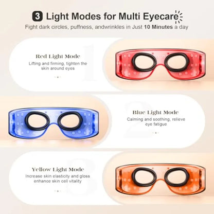 Red Light Therapy Eye Mask with 3 Modes.