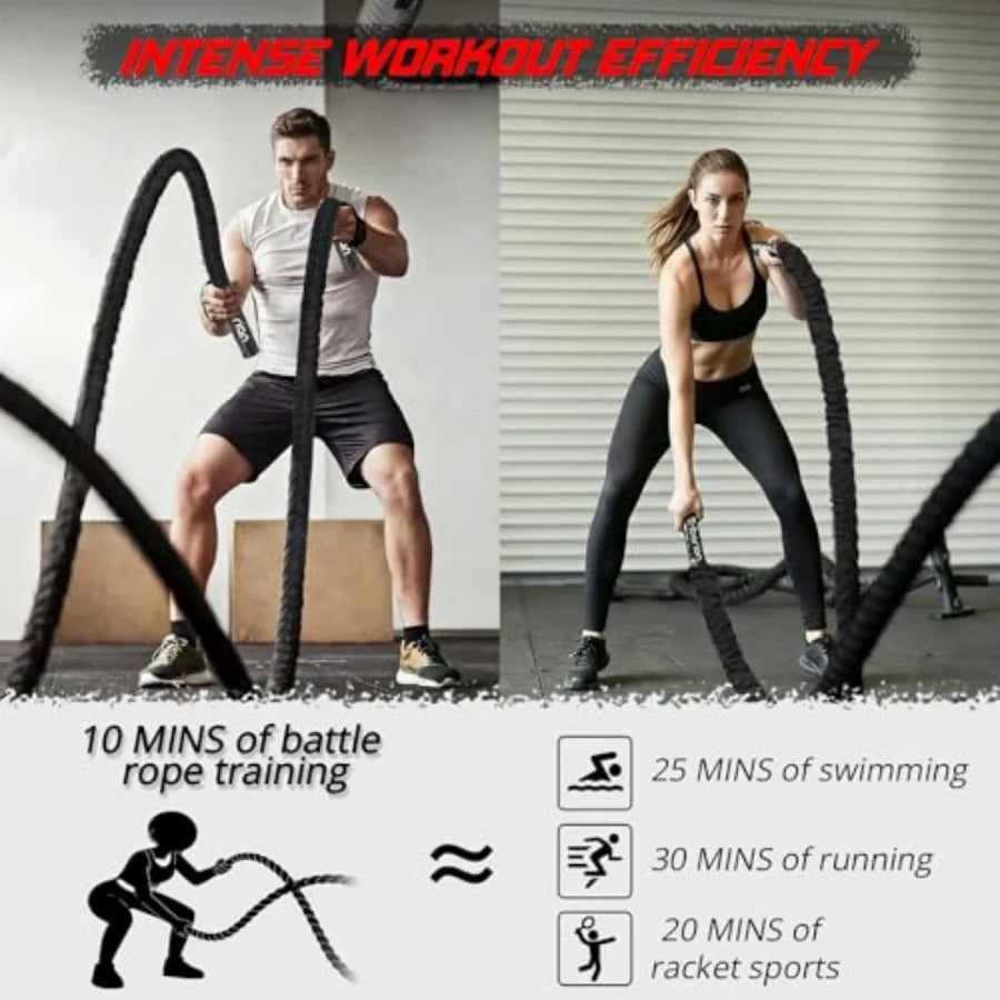 Battle Rope For Home Gym Workout.