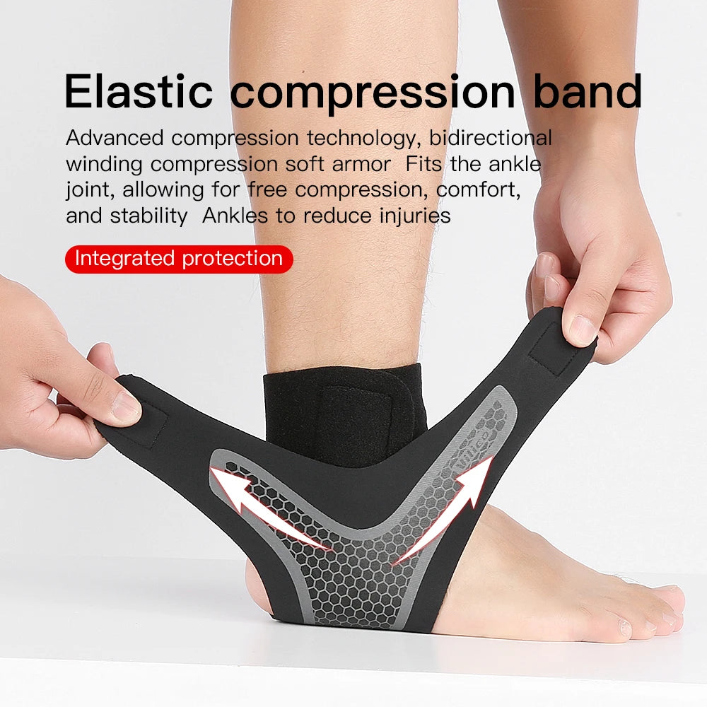 1 PC Ankle Brace Adjustable Compression Ankle Support.