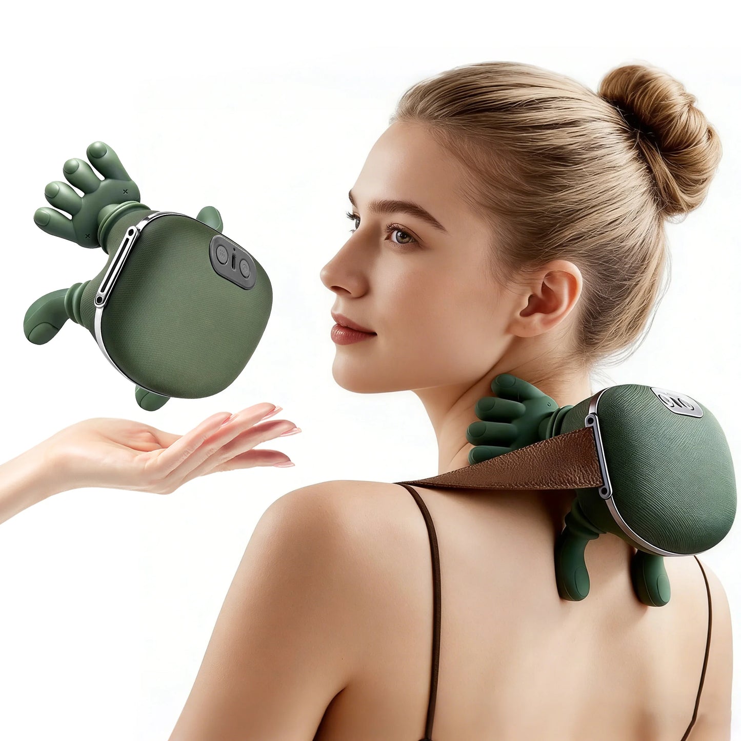 Neck massager, hand warmer, wireless portable.