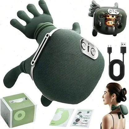 Shiatsu Neck and Shoulder Massager with Heat & Finger Massage.