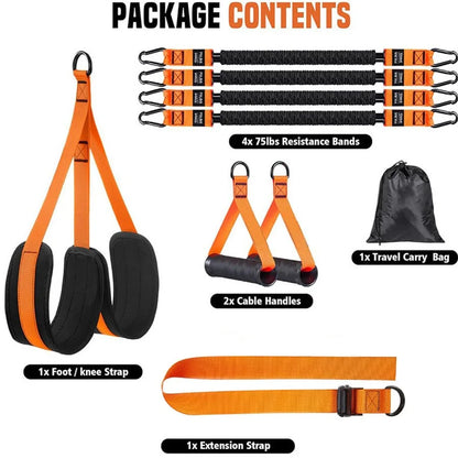 Pull Up Assistance Bands Set Resistance Strap.