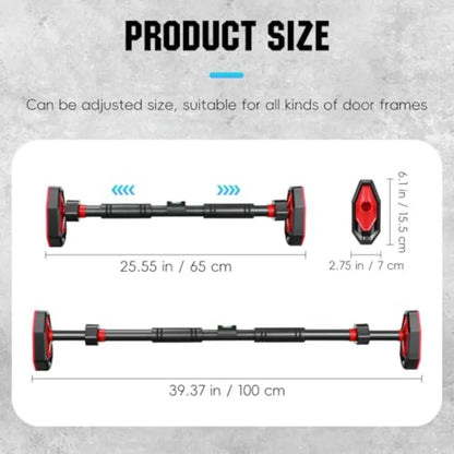 Adjustable Pull Up Bar Doorway Strength Training Bar.