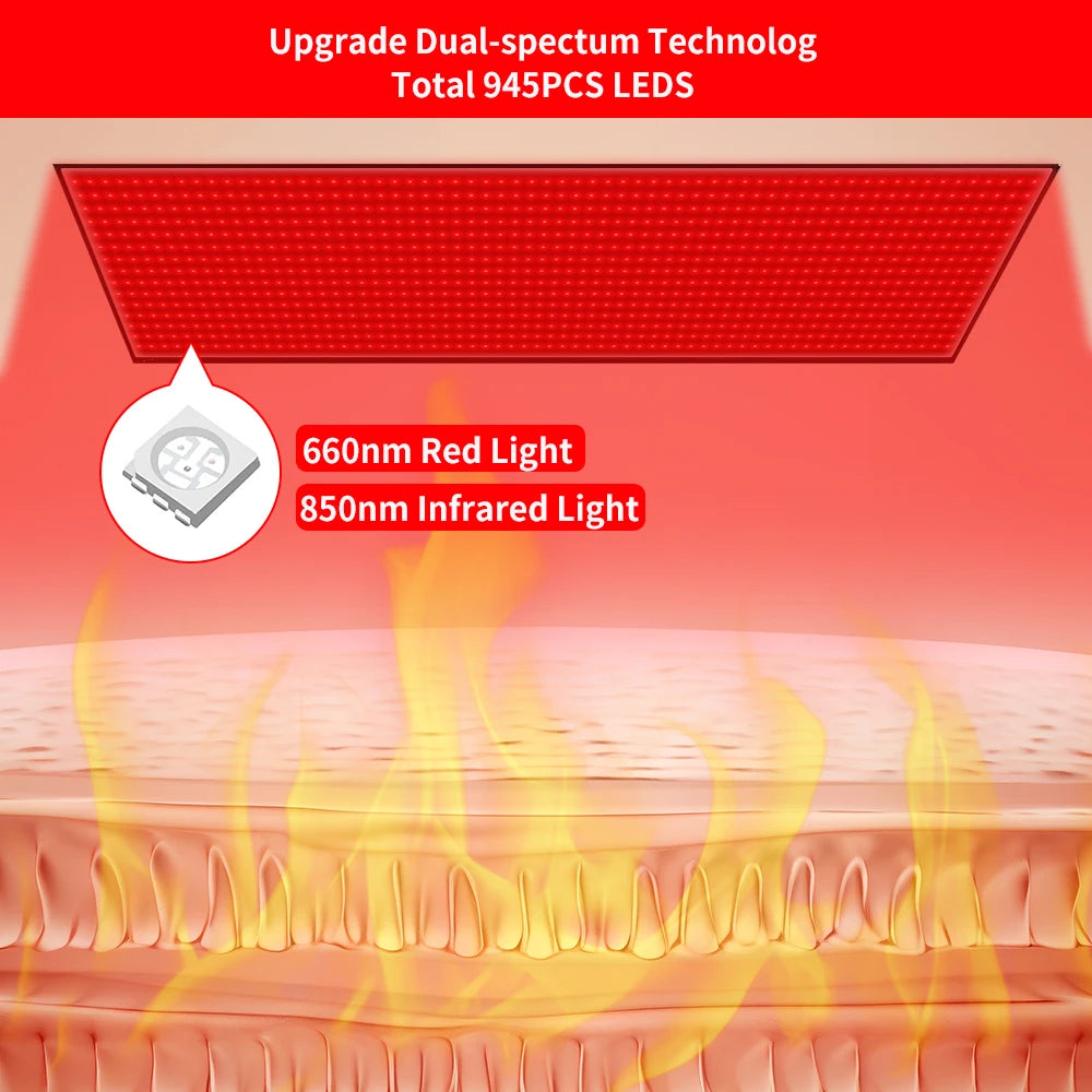 Red Light Mat Full Body 63" x 23.6"