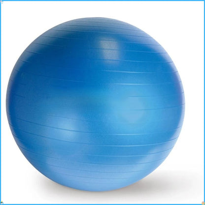 Blue Fitness Yoga Ball for Home Gym, Pilates & Core Training