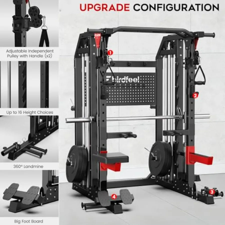 2000LB Smith Machine Power Cage Home Gym.