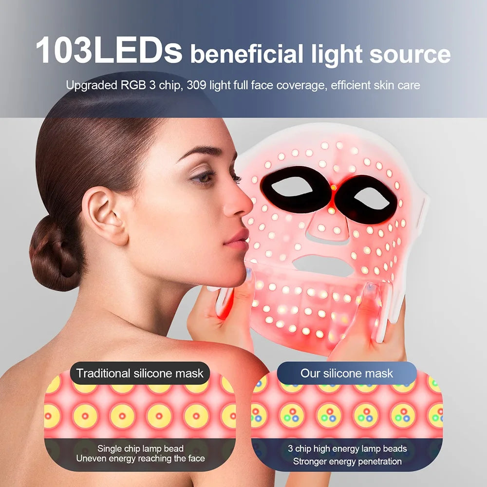 7 Colors LED Photon Red Light Infrared Therapy.