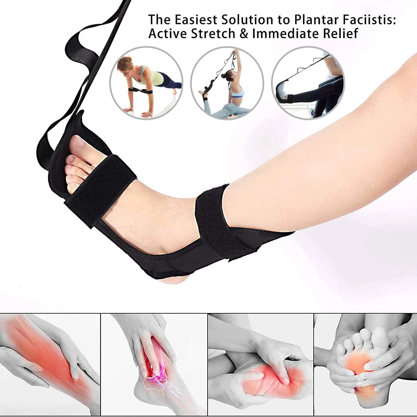 Multi-Loop Yoga Stretching Strap.