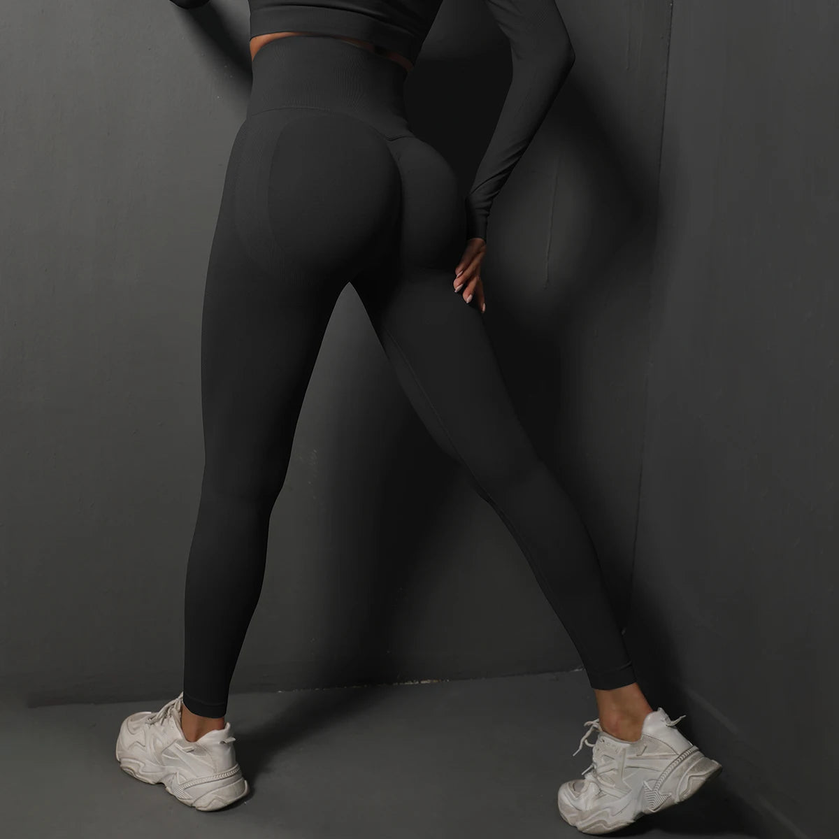 Seamless Sport Pants High Waist Fitness Leggings.