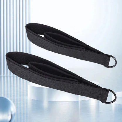 2Pcs Yoga Strap Pilates Cord with Adjustable Buckle Exercise for Home Gym Workout