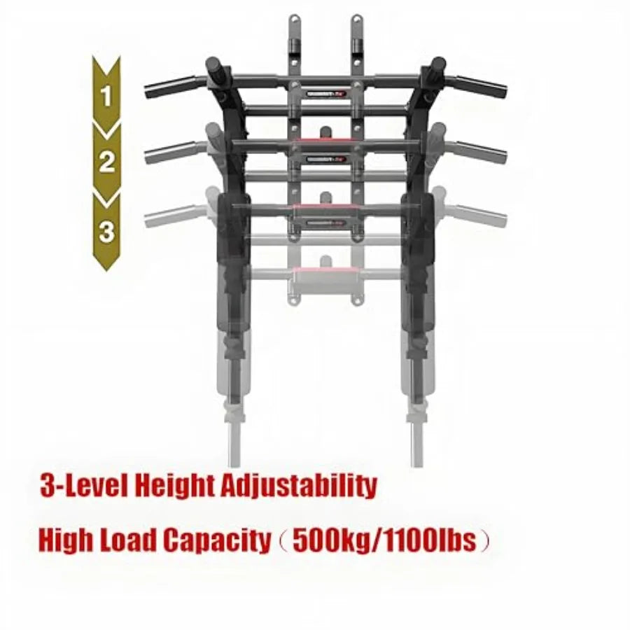 Wall Mounted Pull Up Bar Chin Up Bar Dip Station
