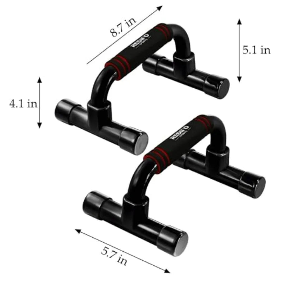Push Up Bars Strength Training.