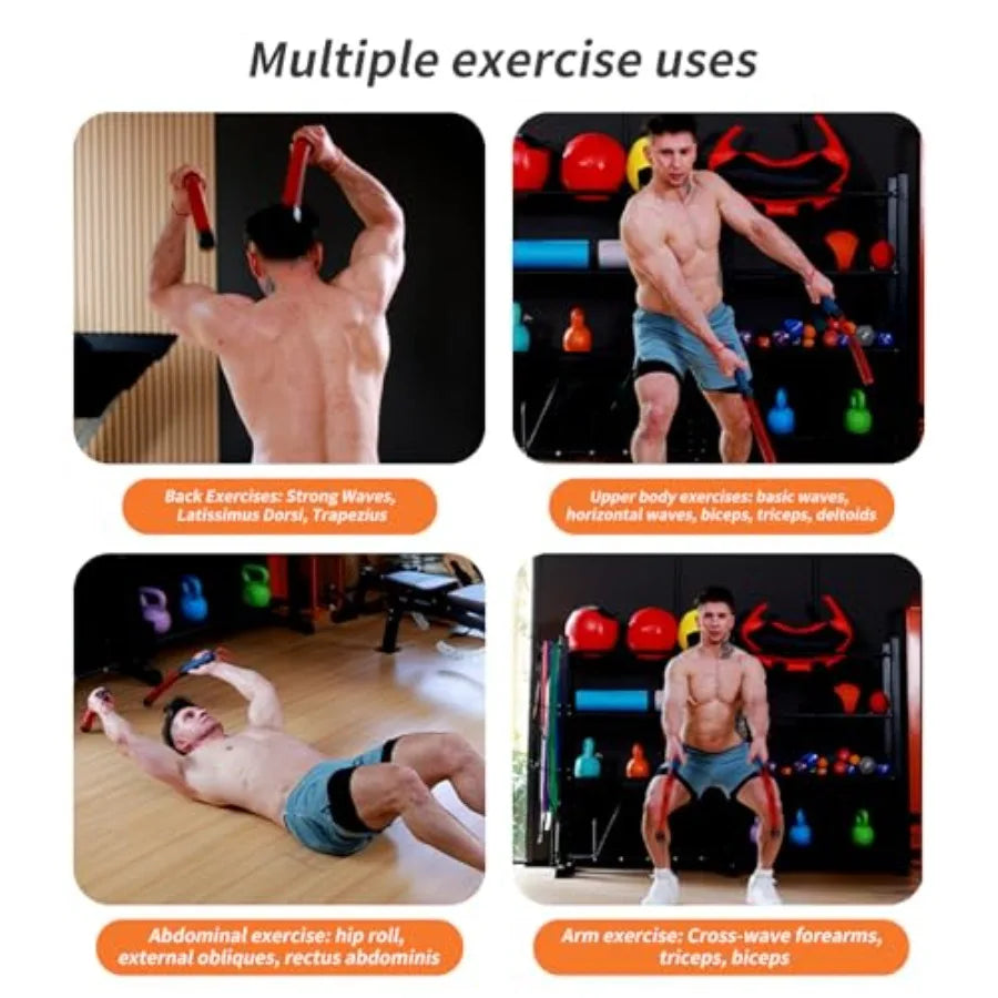 Upgraded Ropeless Battle Ropes.