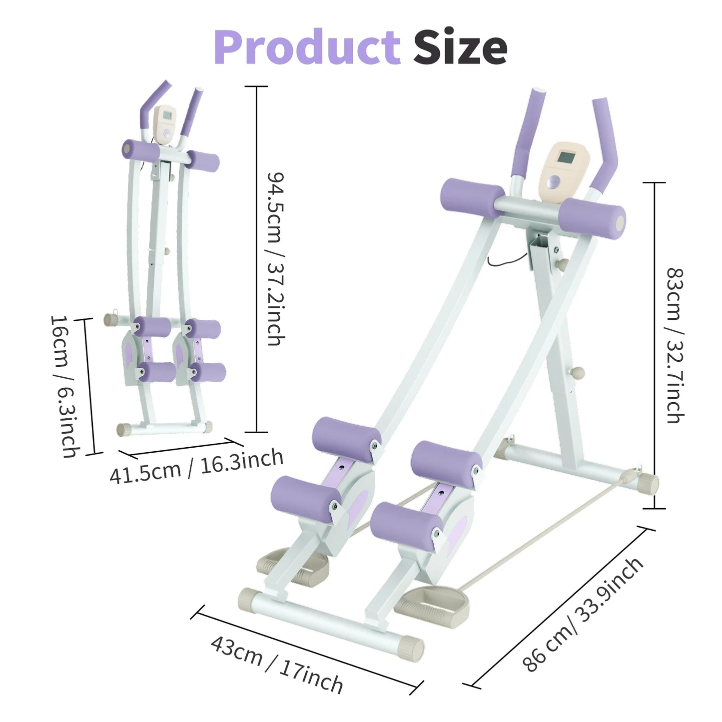 Abdominal Curling Exercise Machine Adjustable.