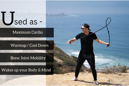 500g Weighted Jump Rope for Cardio, Boxing, HIIT & Fitness.
