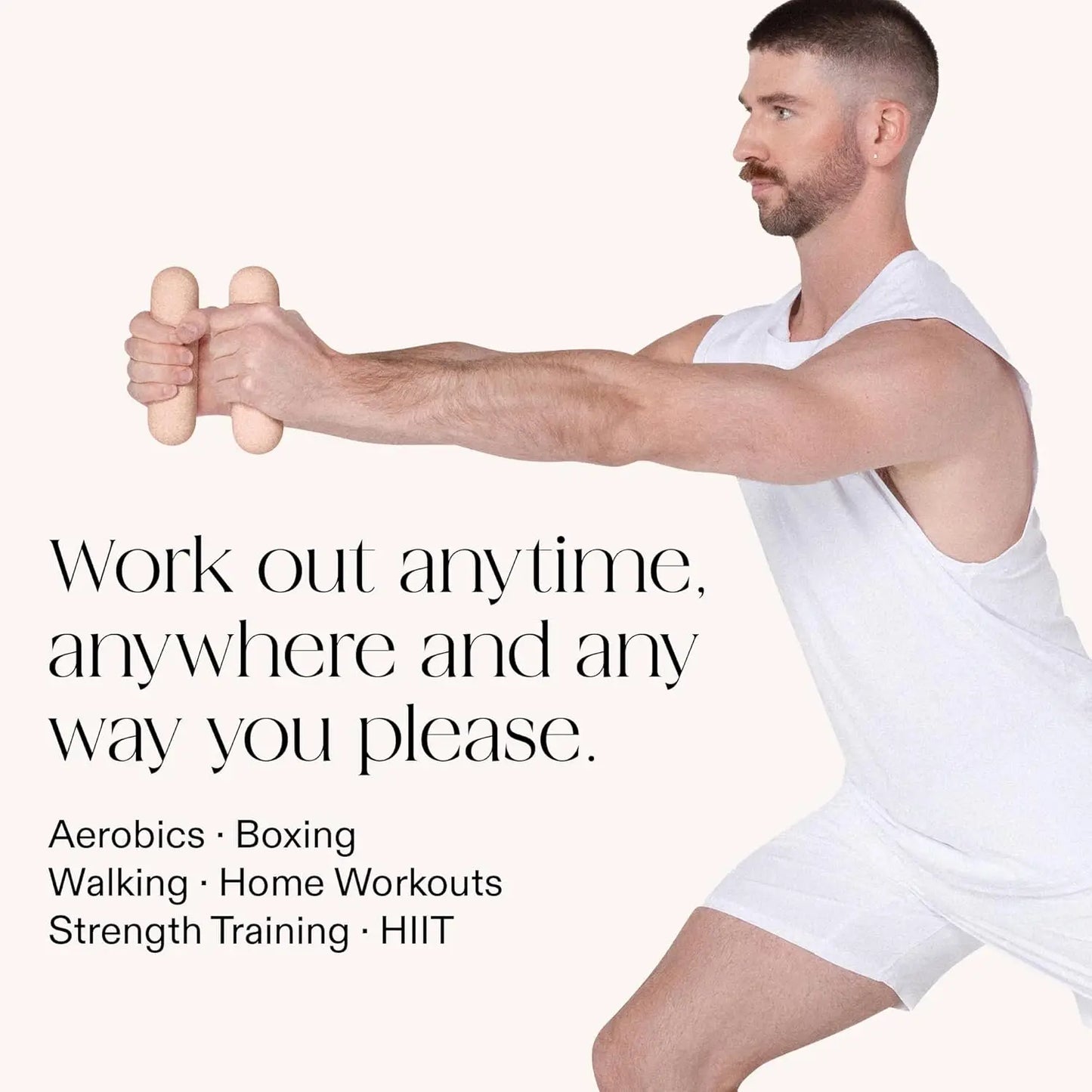 Dumbbell Set Designed for Walking, HIIT, Boxing & Aerobics.
