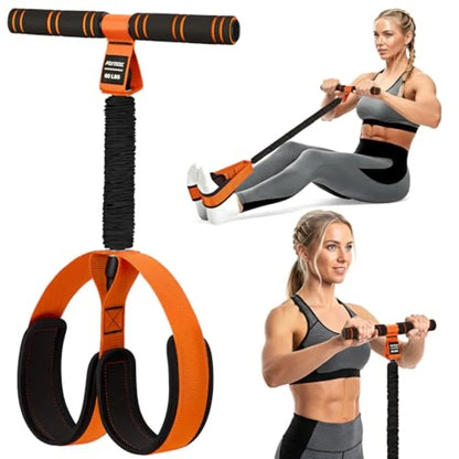 Multifunction Pedal Resistance Band with Handle.