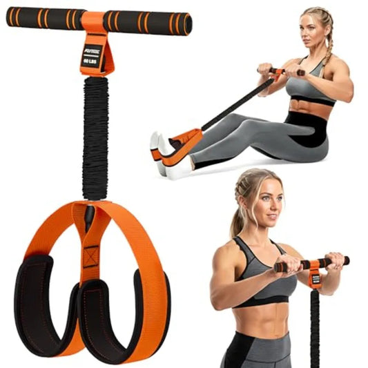 Multifunction Pedal Resistance Band with Handle.