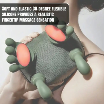 Shiatsu Neck and Shoulder Massager with Heat & Finger Massage.