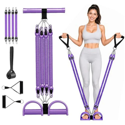 New Pedal Resistance Band with Handles, Adjustable Detachable.