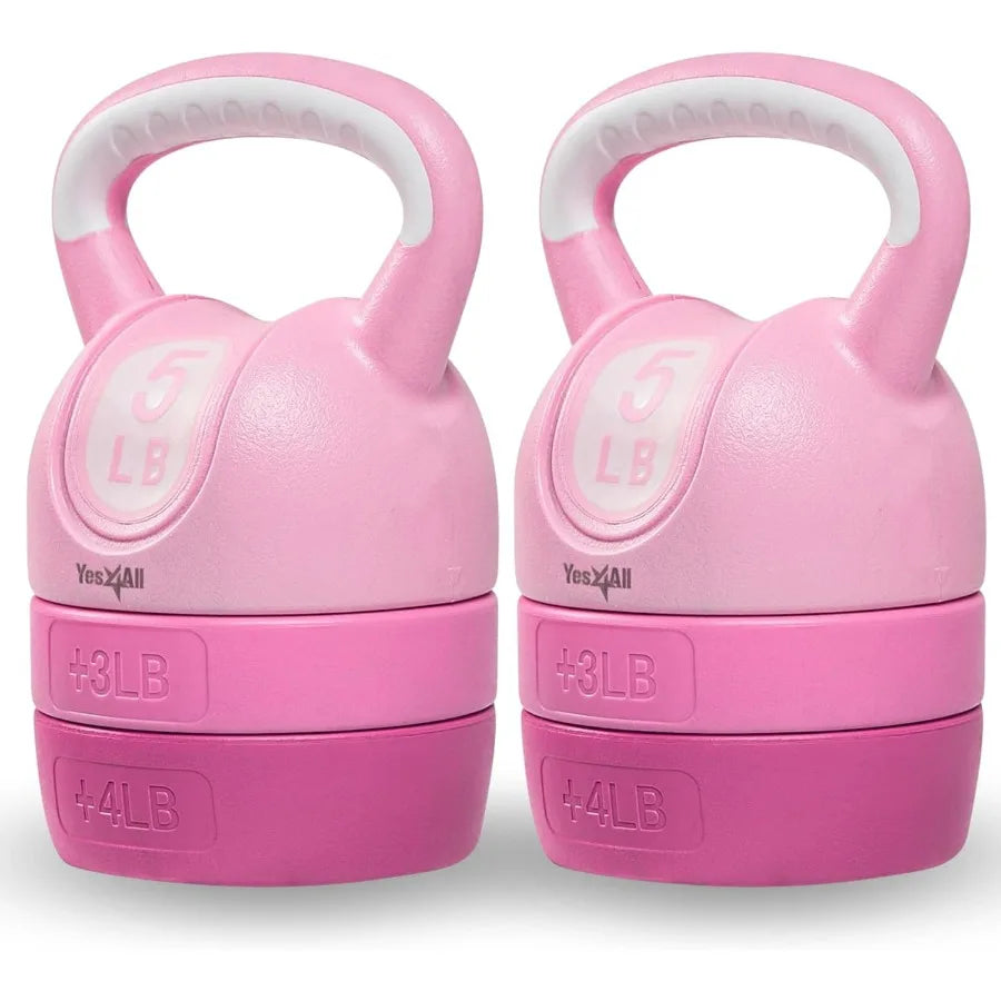 Adjustable Kettlebell Set for Strength Training