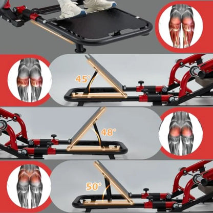 Hip Thrust Machine with Adjustable Footboard.