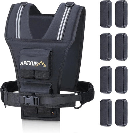 Adjustable Weighted Vest.20lbs/30lbs/40lbs Weights.